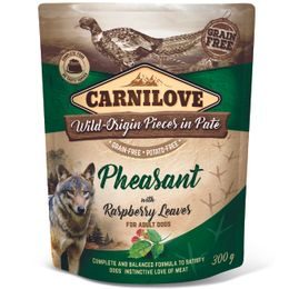Carnilove Dog Pouch Paté Pheasant with Raspberry Leaves 300 g