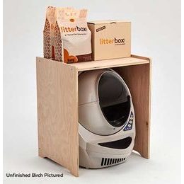 Litter Robot diszkrét kabin macska toaletthez - nyír furnér