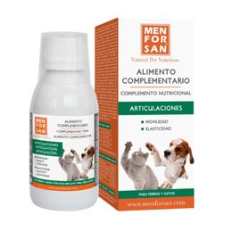 Menforsan Articulaciones Suplemento nutricional para articulaciones saludables de perros y gatos, 120 ml