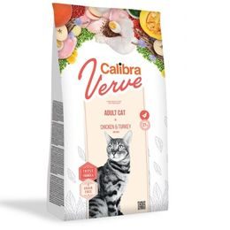 Expirácia 17.2. 2026: Calibra Cat Verve GF Adult Chicken &amp; Turkey 3,5 kg