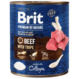 Brit konzerva Premium by Nature Beef & Tripes 800 g