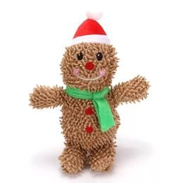 Reedog Christmas Gingerbread, Plüsch-Quietschspielzeug, 25 cm