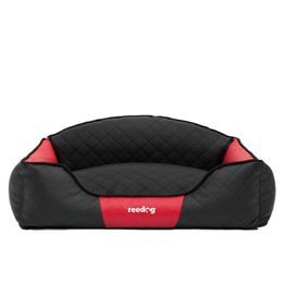 Legowisko dla psa Reedog Black & Red Sofa