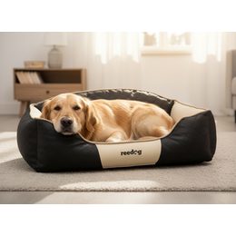 Reedog Bed Black & Red Sofa