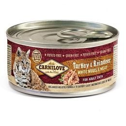 Carnilove Cat puszka Turkey & Reindeer 100 g