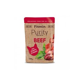Fitmin Cat Purity Beutel Beef with hearts 100g