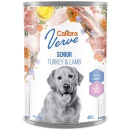 Calibra Dog Verve lata GF Senior Pavo y Cordero 400 g