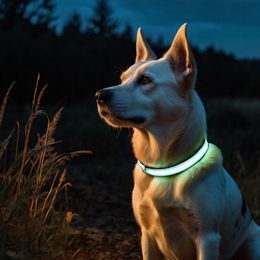 Light-up collars: a great tip for a Christmas gift