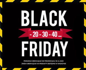 Black Friday 2020 - zniżki do 70%