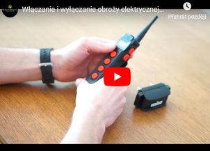 Video: Włączanie i wyłączanie obroży elektrycznej Aetertek AT 919C