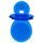 Zabawka DOG FANTASY smoczek gumowy niebieski 8 cm