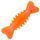 Zabawka DOG FANTASY kość gumowa pomarańczowa 12 cm
