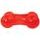 Spielzeug DOG FANTASY Strong Gummiknochen rot 13,9 cm