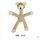 Reedog bear slim, squeaky toy cordura + plush, 40 cm