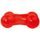 Spielzeug DOG FANTASY Strong Gummiknochen rot 11,4 cm