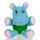 hipopótamo ball Reedog, juguete chirriante para perros, 17 cm