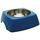 Futternapf DOG FANTASY Edelstahl quadratisch blau 22,5 cm 700ml