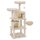 Cat scratching tree, beige, 140 cm