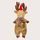 Reedog karácsonyi rénszarvas, susogó plüss játék, 31 cm