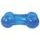 Zabawka DOG FANTASY Strong kość gumowa niebieska 13,9 cm