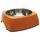 Futternapf DOG FANTASY Edelstahl quadratisch orange 27,7 cm 1400ml