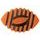 Hračka NERF gumová rugby loptička špirála pískacia 8,5 cm