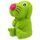 Zabawka DOG FANTASY Latex pies z dźwiękiem, mix kolorów 8 cm