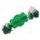 Spielzeug DOG FANTASY Strong Mint Gummifass mit Seil grün 6,9 cm