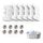 UahPet Stainless steel filter for fountain Pro, 6 pcs in pack