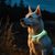 Light-up collars: a great tip for a Christmas gift