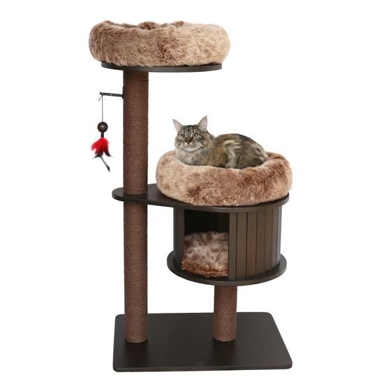 Flamingo Škrabací strom Raisa 1 Brown & Grey