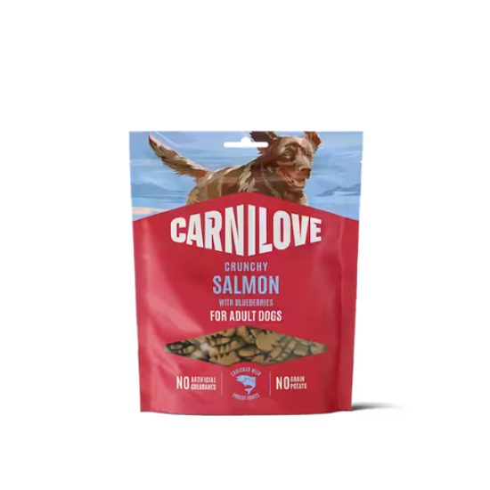 Carnilove Dog Crunchy Snack Losos & čučoriedky 200 g