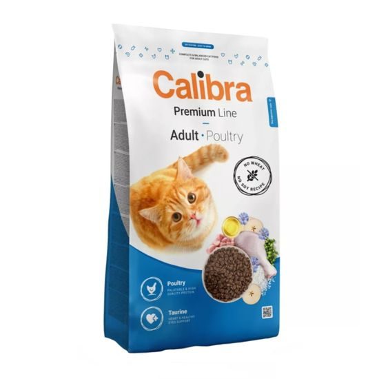 Termin ważności 2.6. 2026: Calibra Cat Premium Line Adult Poultry 2 kg