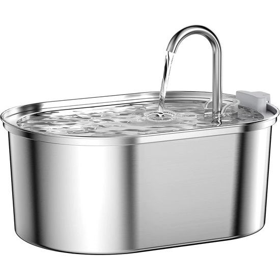 Petwant PWS 117 Stainless steel fountain with faucet for pets