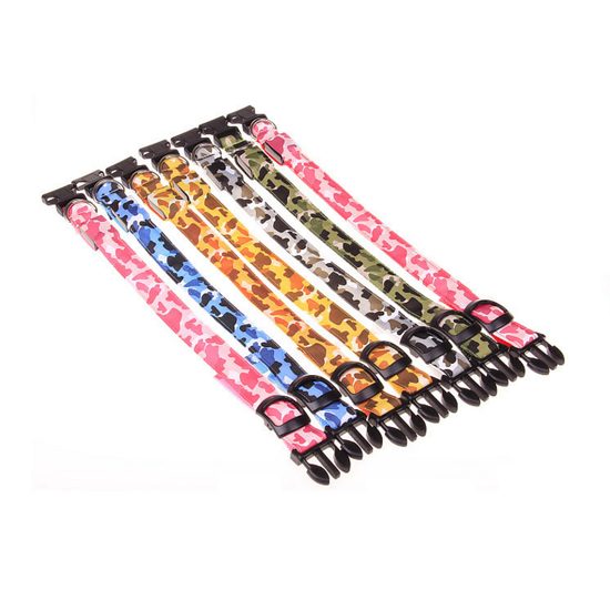 Reedog svítící obojek pro malé, střední a velké psy maskáčový