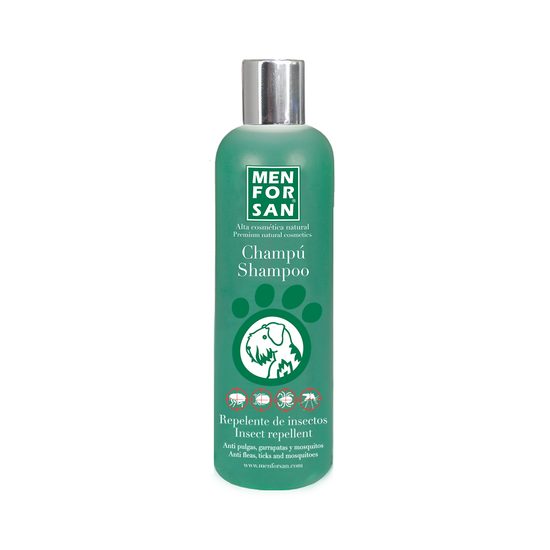 Menforsan champú natural calmante y cicatrizante con extractos de aloe vera, 300 ml