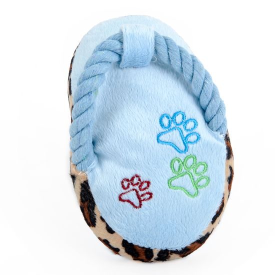 Reedog Pantoffel, Plüsch-Quietsche-Spielzeug, 16 cm