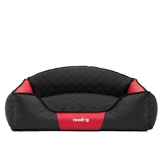 Legowisko dla psa Reedog Black & Red Sofa