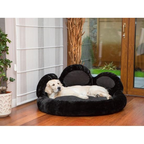 Hundebett Reedog Exclusive Paw Black