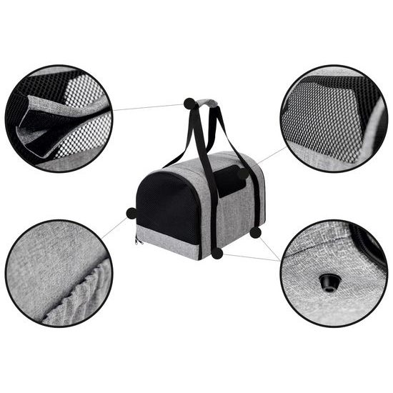 Reedog Tube Pet Carrier Bag Graphite Ekolen