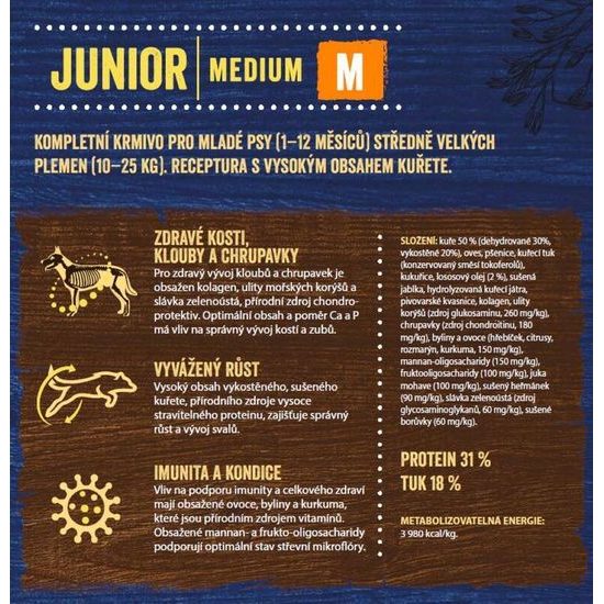 Brit Premium by Nature Junior M 15 kg