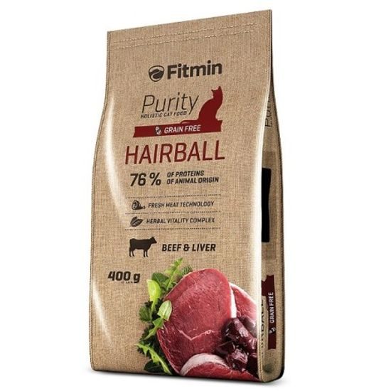 Fitmin Cat Purity Hairball 400 g - szavatossági idő: 2025.11.8.