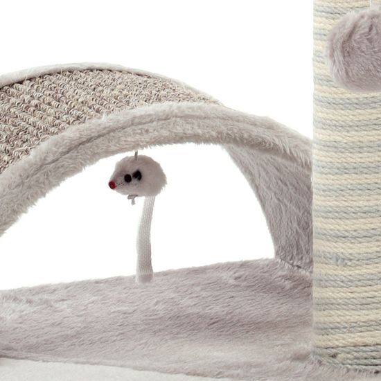 Flamingo Škrabadlo strom Light beige & Light grey