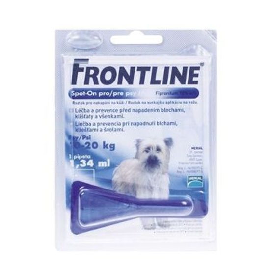 Frontline Spot-On Dog M sol 1x1,34ml MONO - modrý