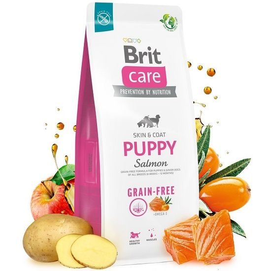 Brit Care Dog Grain-free Puppy Salmon 12 kg