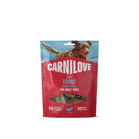 Carnilove Dog Soft Snack Trout & Dill 200g