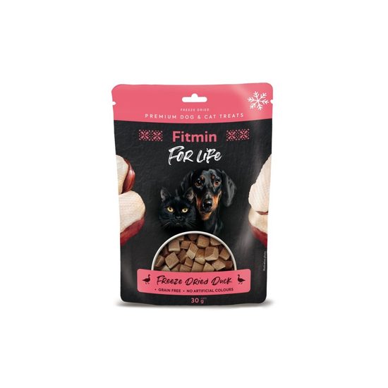 Fitmin For Life dog & cat freeze-dried meat Duck 10x30g