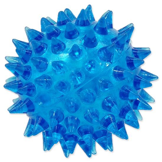 Hračka DOG FANTASY míček pískací modrý 5 cm