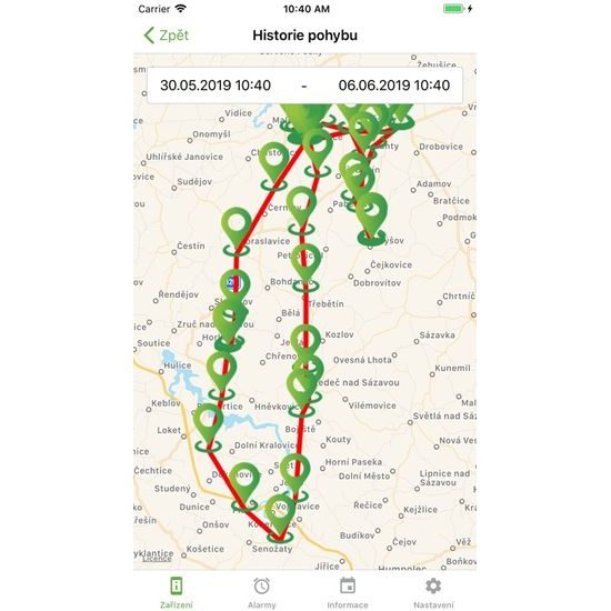 GPS obojek Majlo + neomezená licence Majlo