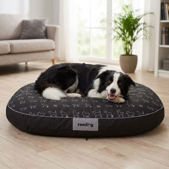 Reedog Matrace Round Black Dog